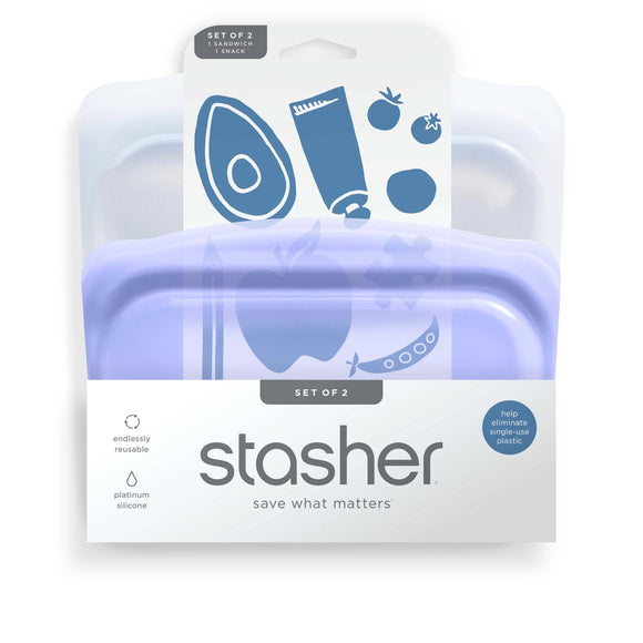 Stasher Sandwich/Snack Bundle, Multiple Colors