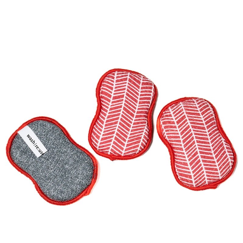 Once Again Home Co. Re:Usable Sponge, Set of 3 - Branches