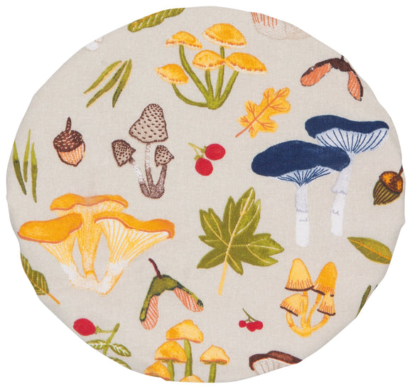 Field Mushrooms Bowl Covers, Set of 2
