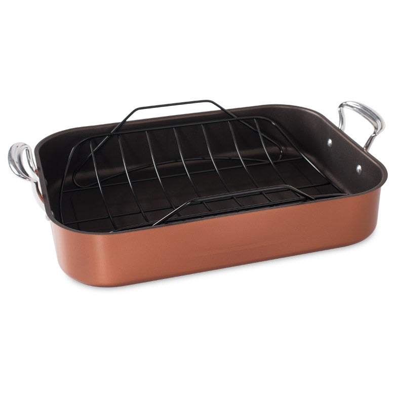 Nordicware Extra Large Copper Roaster with Rack