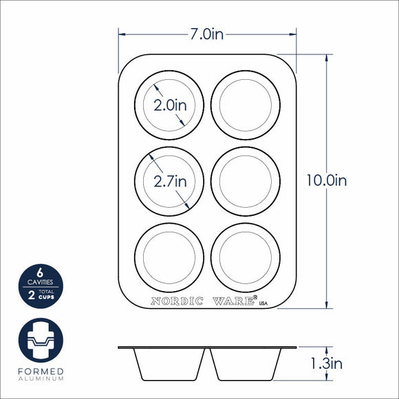 Nordicware Toaster Oven Muffin Pan