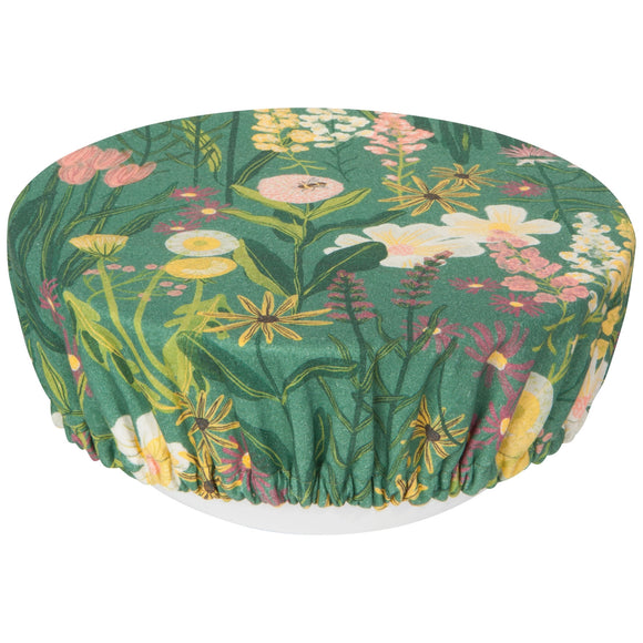 Bees & Blooms Bowl Covers, Set of 2