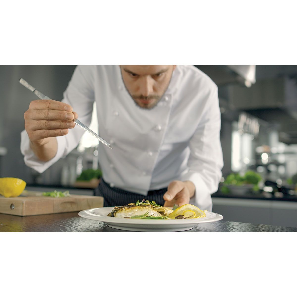 Cat Cora Straight Precision Plating Tongs