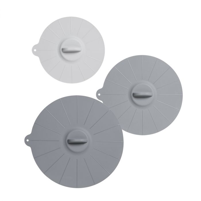 Silicone Cooking & Storage Lids, Set of 3