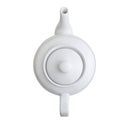 House of Prill Teapot with Stainless Steel Infuser, White-5