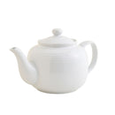 House of Prill Teapot with Stainless Steel Infuser, White-4