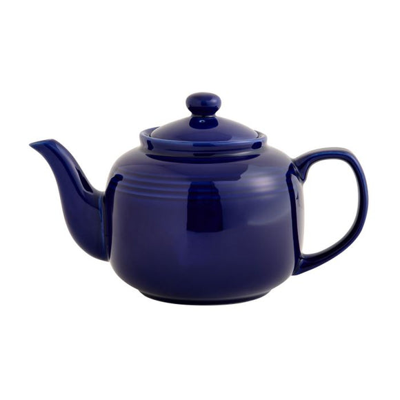 House of Prill Teapot with Stainless Steel Infuser, Cobalt