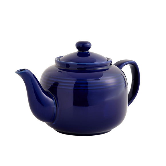 House of Prill Teapot with Stainless Steel Infuser, Cobalt