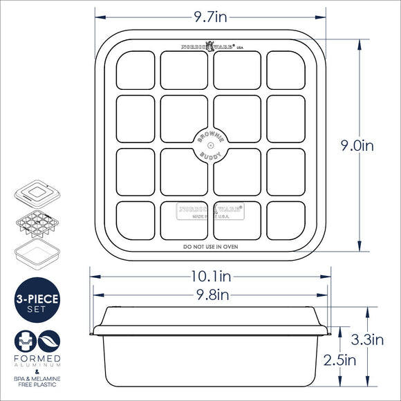 Nordicware Brownie Buddy™ Baking Set