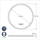 Nordicware Naturals Traditional 14" Pizza Pan