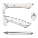 Cangshan HELENA 6pc Knife Block Set, Forged German Steel, HUA Acacia Block, White-4