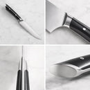 Cangshan HELENA Series 4-Piece Fine-Edge Steak Knife Set, Forged German Steel, Black-3