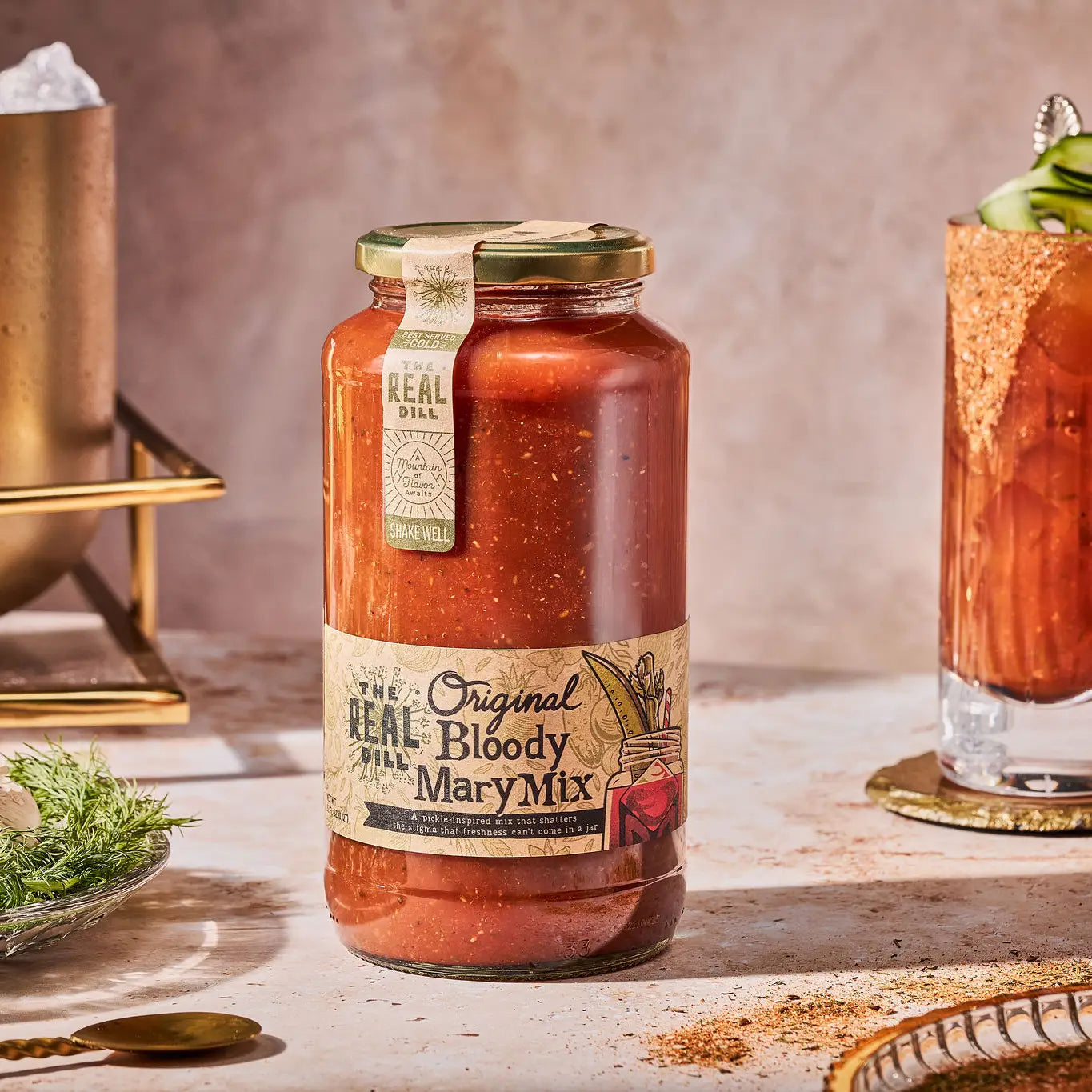 The Real Dill Original Bloody Mary Mix, 32 oz