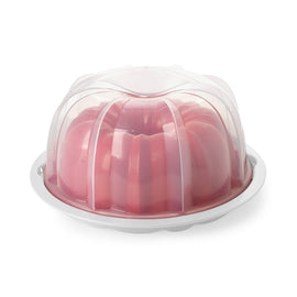 Nordicware Red Formed Bundt® Pan with Cake Keeper