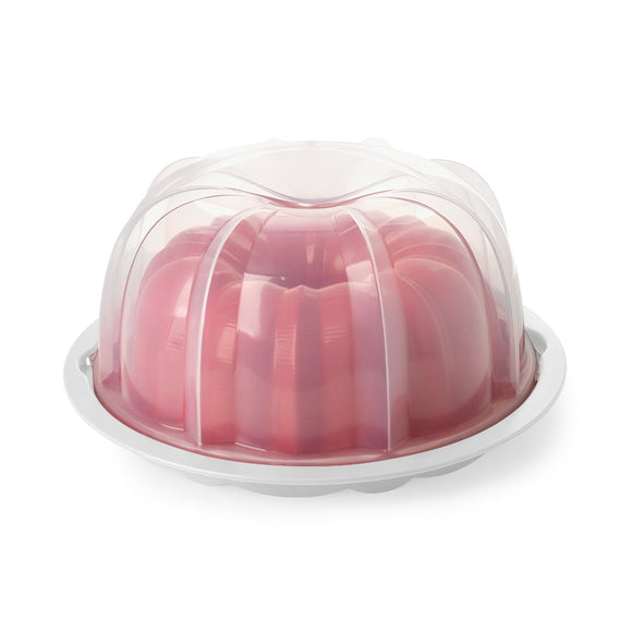 Nordicware Red Formed Bundt® Pan with Cake Keeper