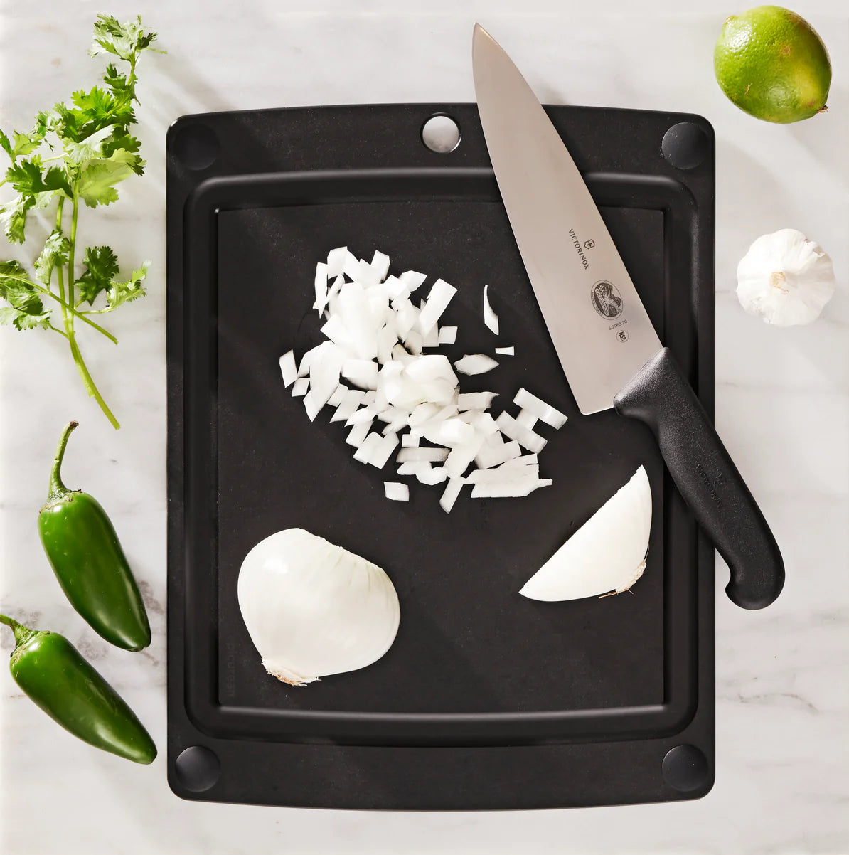 Epicurean All-in-One Series Cutting Board, Slate/Black feet, Multiple Sizes