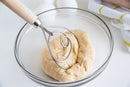 Fox Run Danish Dough Whisk, SS and Wood, 12"-4