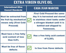Casa Juan Marcos Lemon Infused Picual Spanish Cold Pressed Extra Virgin Olive Oil, 250 ml Copy-2