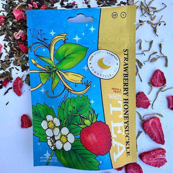 Full Moon Tea Company Strawberry Honeysuckle White Tea