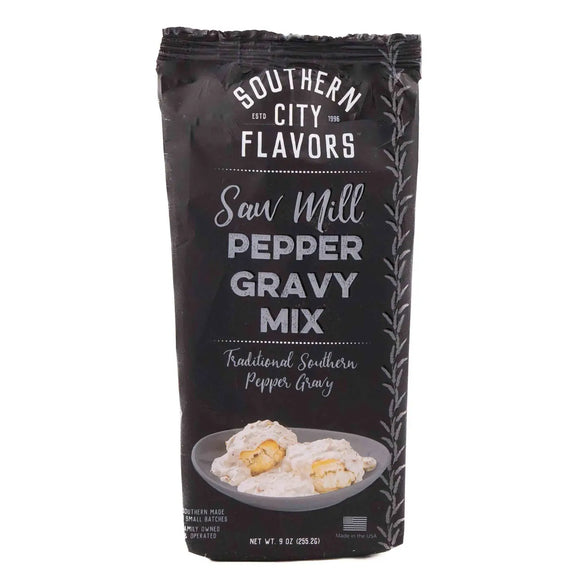 Southern City Flavors Saw Mill Pepper Gravy
