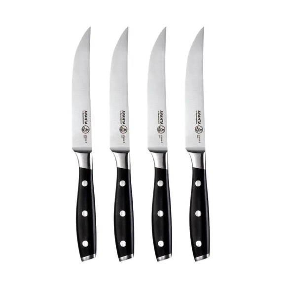 Avanta Fine Edge Steak Knife Set, POM Handle, 4 Pc. set