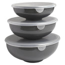 Nesting Prep Bowls with Lids, Set of 3