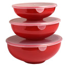 Nesting Prep Bowls with Lids, Set of 3