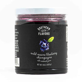 Southern City Flavors Wild Maine Blueberry Champagne Jam
