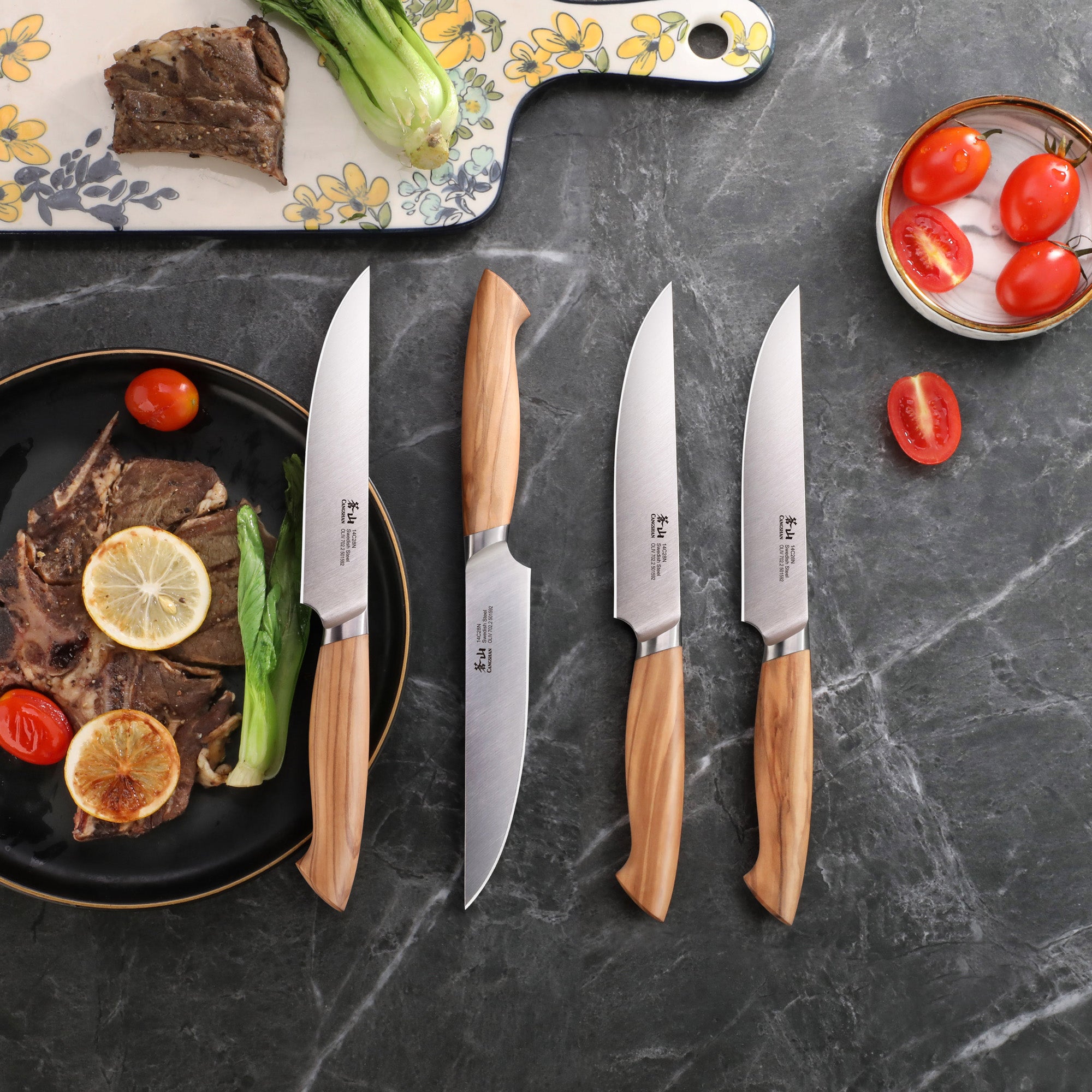 Cangshan OLIV 4-piece Steak Knife Set