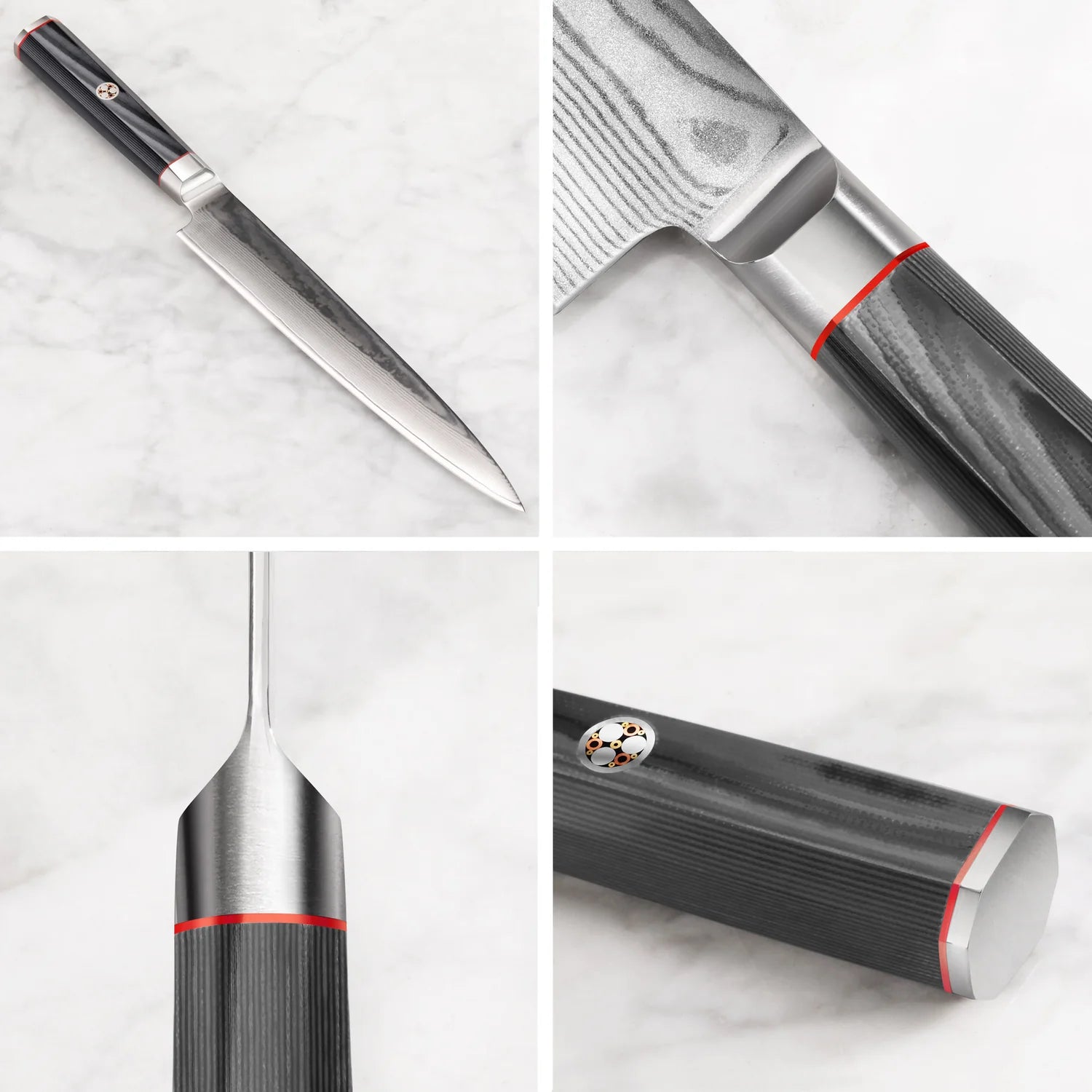 Cangshan Yari 5" Serrated Utility Knife w/ Sheath-3