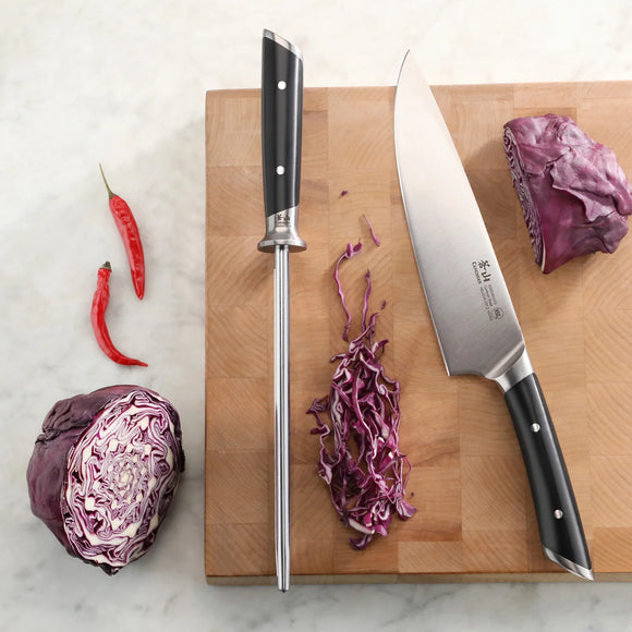 Cangshan HELENA Series 8-Inch Honing Steel, High-Carbon Rod