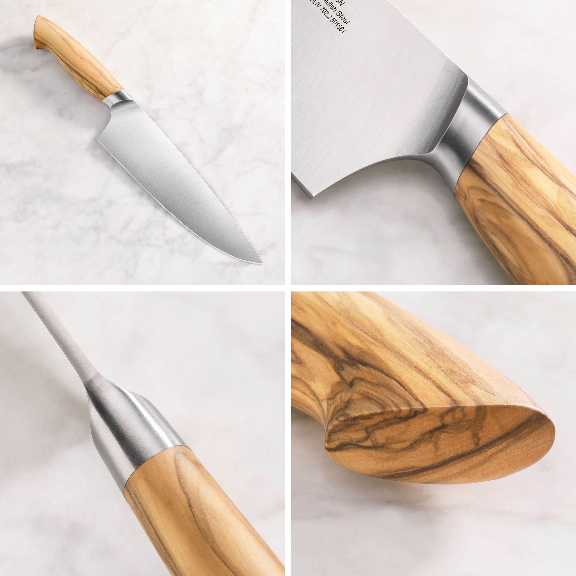 Cangshan OLIV 15-piece Knife Block Set, Maple Block