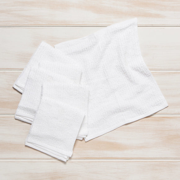 Now Designs White Utility Barmops, Multiple Sizes