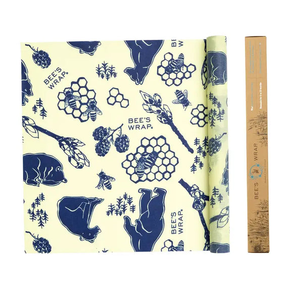 Bee's Wrap Cut-To-Size Roll, Multiple Designs