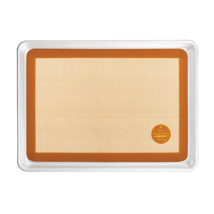 Mrs. Anderson's Baking Half-Size Baking Sheet & Silicone Mat Set