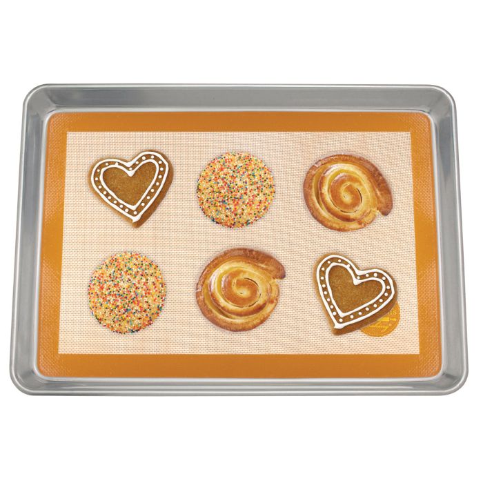 Mrs. Anderson's Baking Half-Size Baking Sheet & Silicone Mat Set