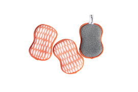 Once Again Home Co. Re:Usable Sponge, Set of 3 - Beans, Multiple Colors