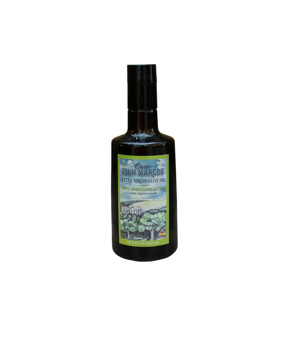 Casa Juan Marcos Arbequina Spanish Cold Pressed Extra Virgin Olive Oil, 500 ml