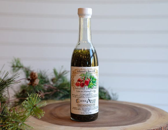 Cucina Aurora Sun Dried Tomato and Basil Infused Olive Oil, 12 oz