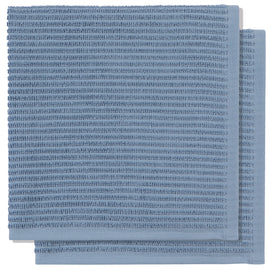 Now Designs Ripple Dishcloths, Set of 2, Slate Blue