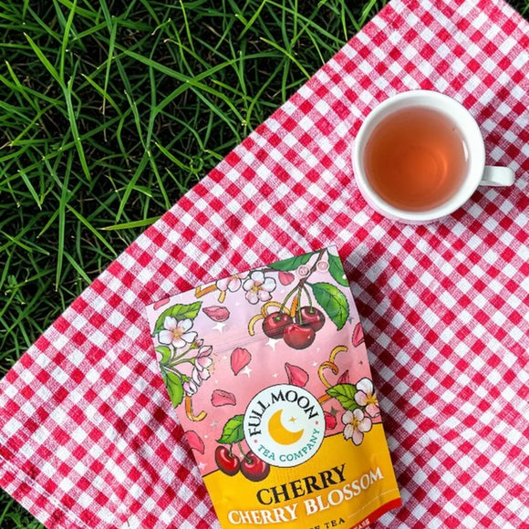 Full Moon Tea Company Cherry Cherry Blossom White Tea - Limited Edition