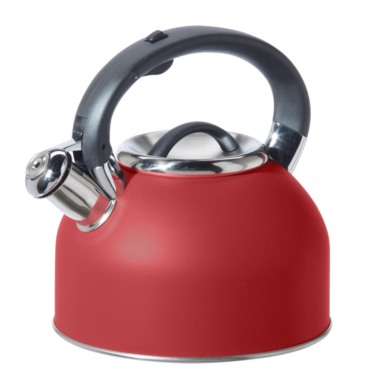 OGGI Stovetop Whistling Tea Kettle, Red