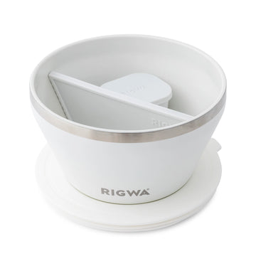 Rigwa SS Insulated Fresh Bowl Kit, 40oz, Snowbird