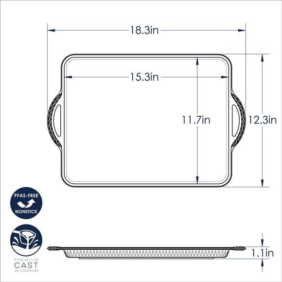 Nordicware Cardamom™ Large Baking Sheet