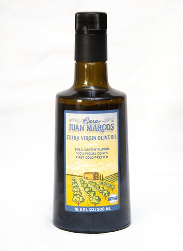 Casa Juan Marcos Picual Spanish Cold Pressed Extra Virgin Olive Oil, 500 ml
