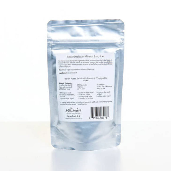 Salt Sisters Pink Himalayan Mineral Salt, Fine