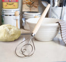 Fox Run Danish Dough Whisk, SS and Wood, 12"-2