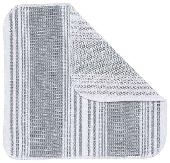 Now Designs Scrub-It Dishcloths, Set of 3, London Gray