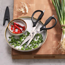 Cangshan Heavy Duty Utility Kitchen Shears with Blade Holder, 9''-6