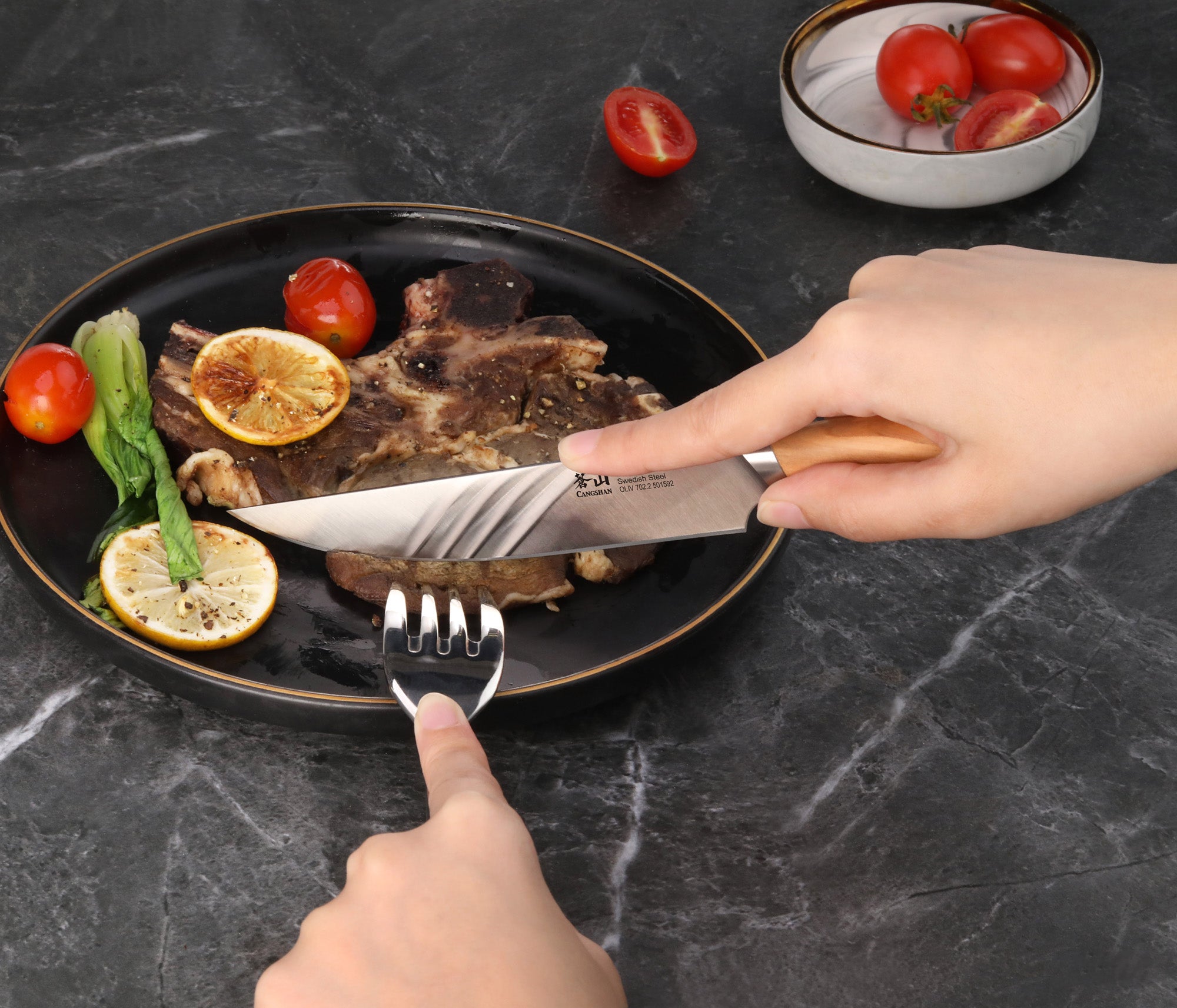 Cangshan OLIV 4-piece Steak Knife Set